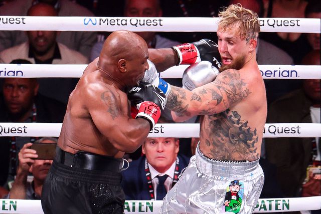 Jake Paul derrotou Mike Tyson ao fim de oito assaltos de dois minutos cada