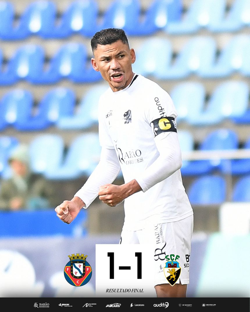 Falcão apontou o golo do Farense no empate (1-1) em Felgueiras. - Foto: SC FARENSE