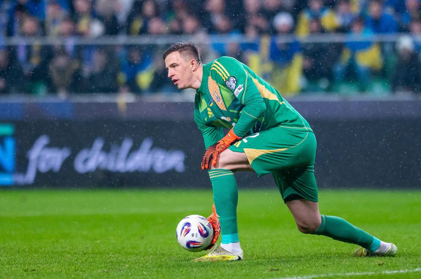 Trubin ao serviço da Ucrânia - Foto: IMAGO