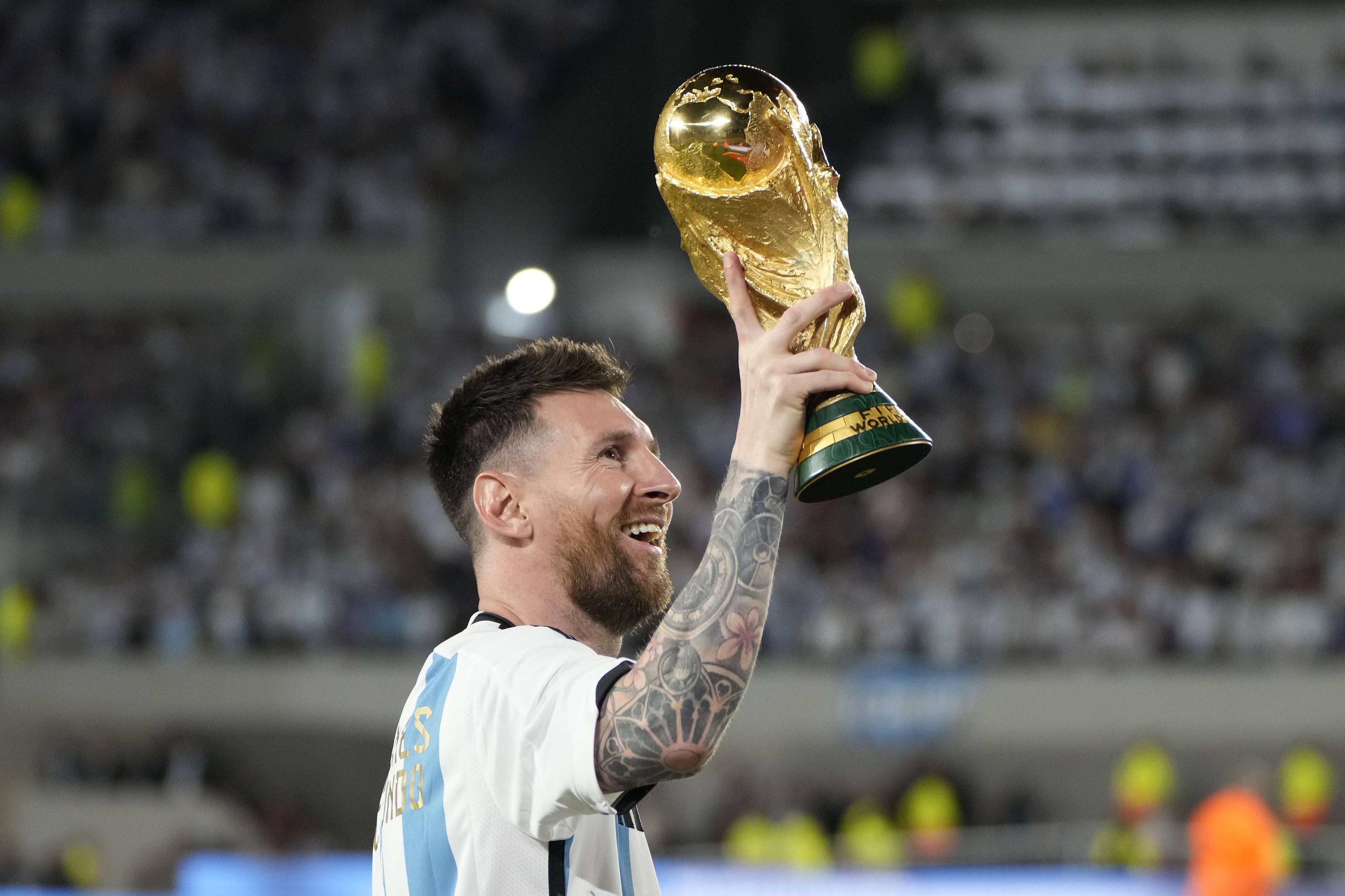 Messi venceu o tão desejado Mundial pela Argentina em 2022, no Qatar