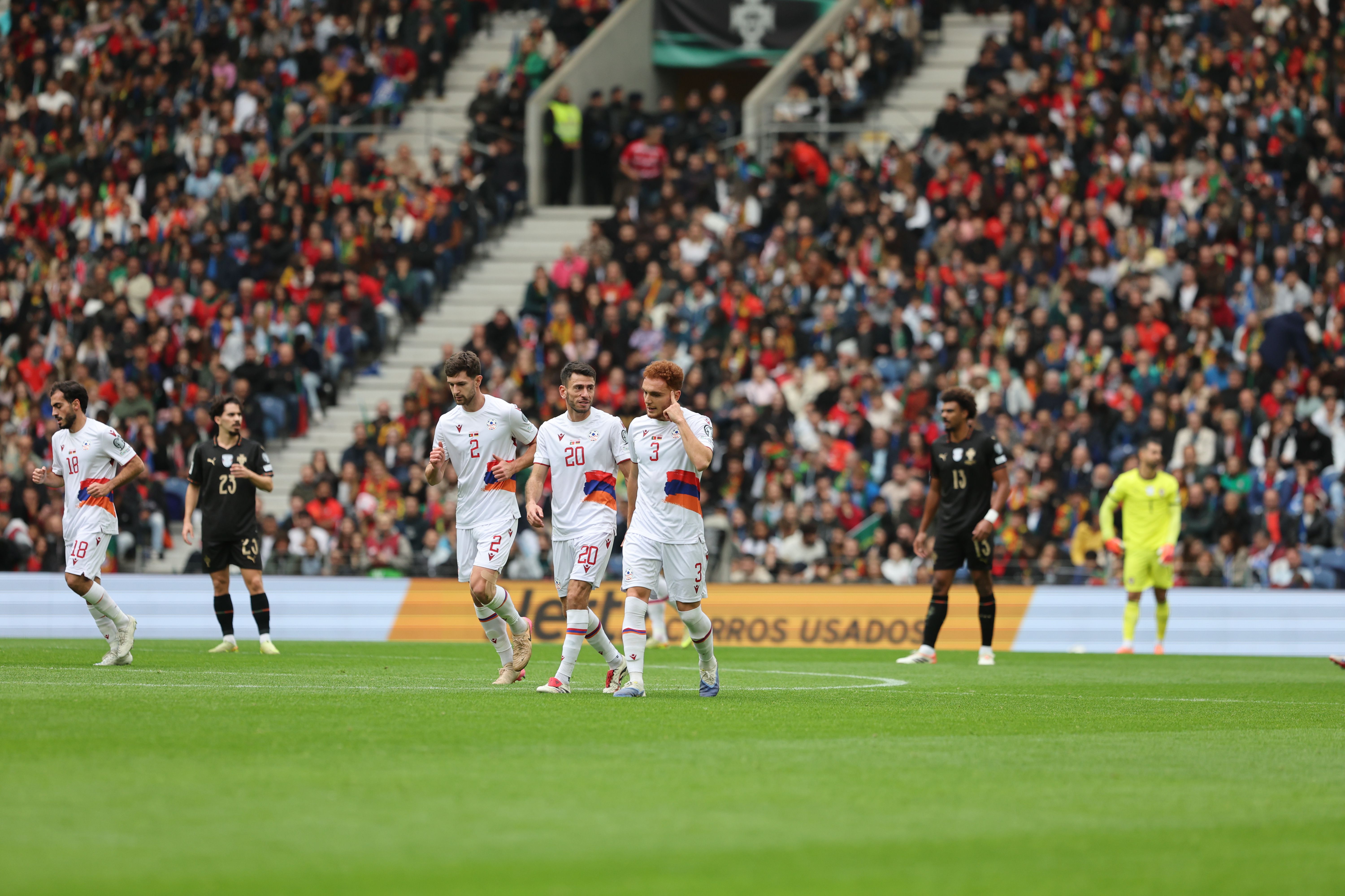 A Arménia empatou as contas aos 18' - Foto: Catarina Morais/KAPTA +