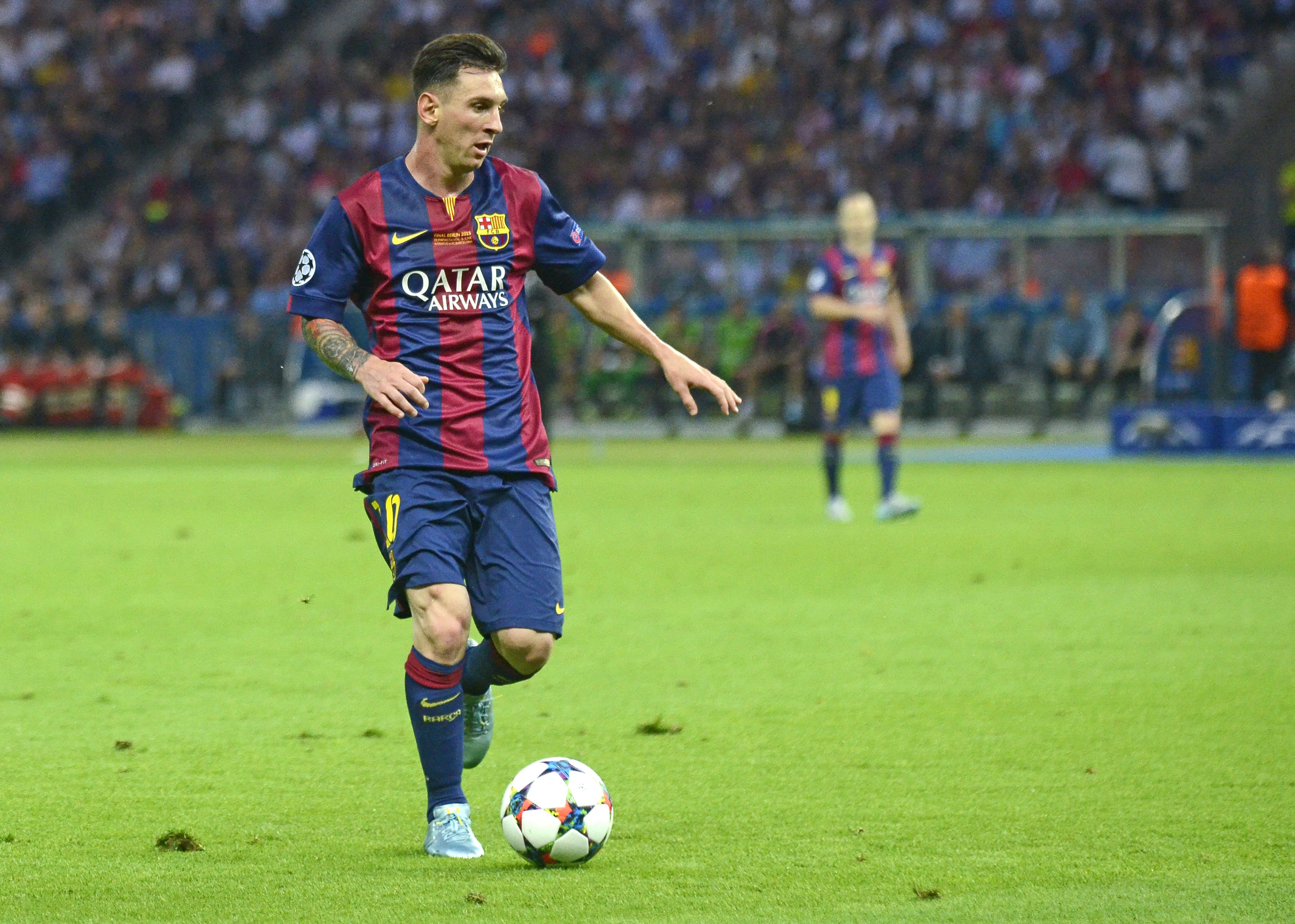 Messi conquistou 10 títulos de campeão espanhol pelo Barcelona