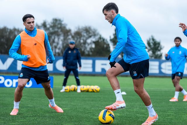 FC Porto treinou este domingo no Olival. Foto: FC Porto