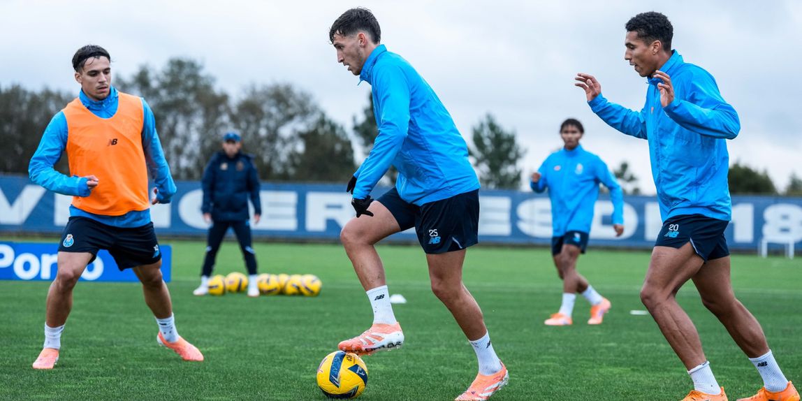 FC Porto treinou este domingo no Olival. Foto: FC Porto