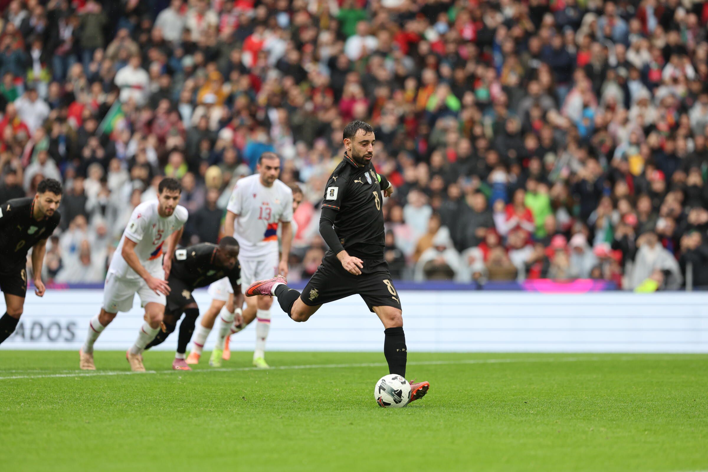 O momento do 28.º golo de Bruno Fernandes com a camisola de Portugal - Foto: Catarina Morais/KAPTA+