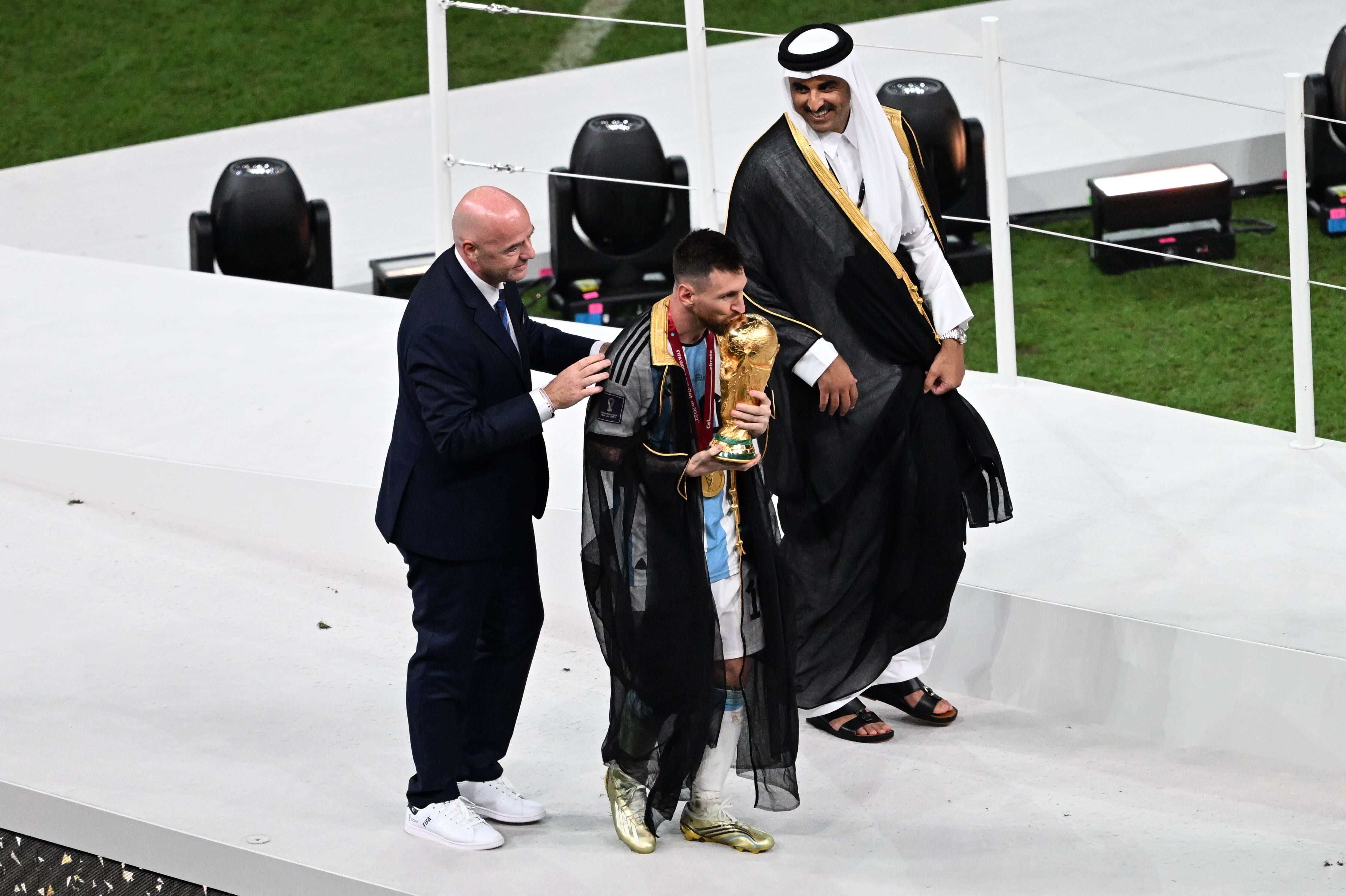 Messi venceu o tão desejado Mundial pela Argentina em 2022, no Qatar