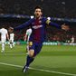 Messi a festeja golo pelo Barcelona