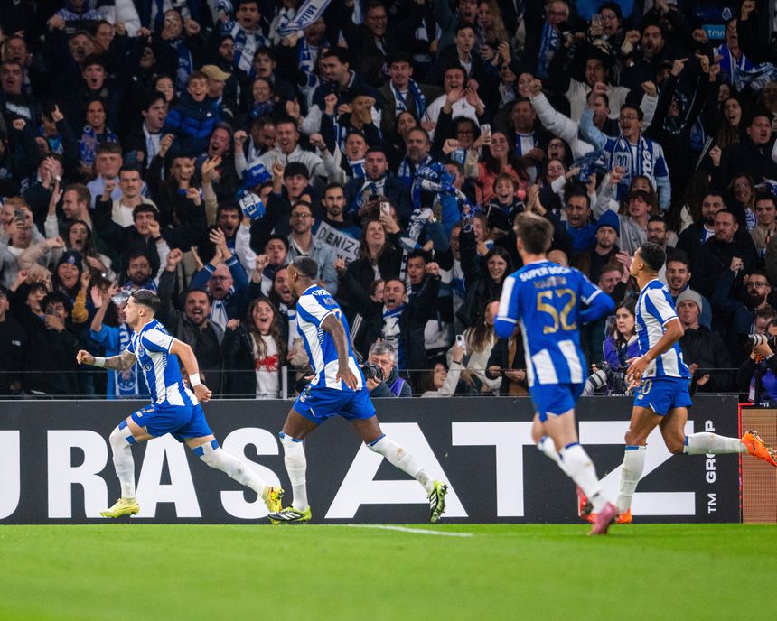Festejos do FC Porto, no Dragão, frente ao SC Braga