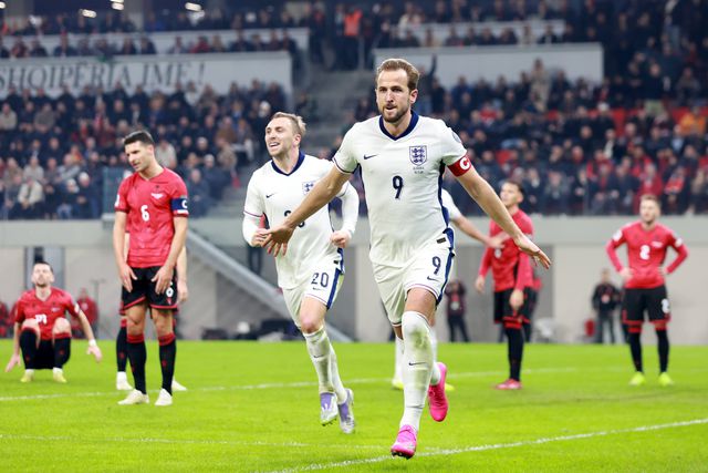 Harry Kane apontou um 'bis' frente à seleção albanesa
