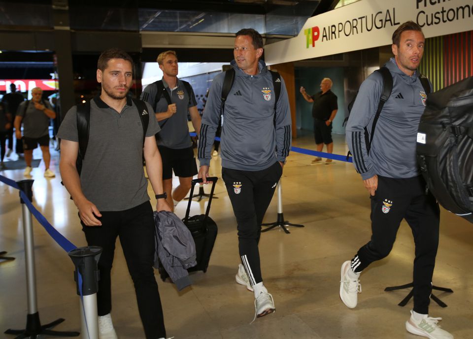 Benfica viaja para Braga de avião