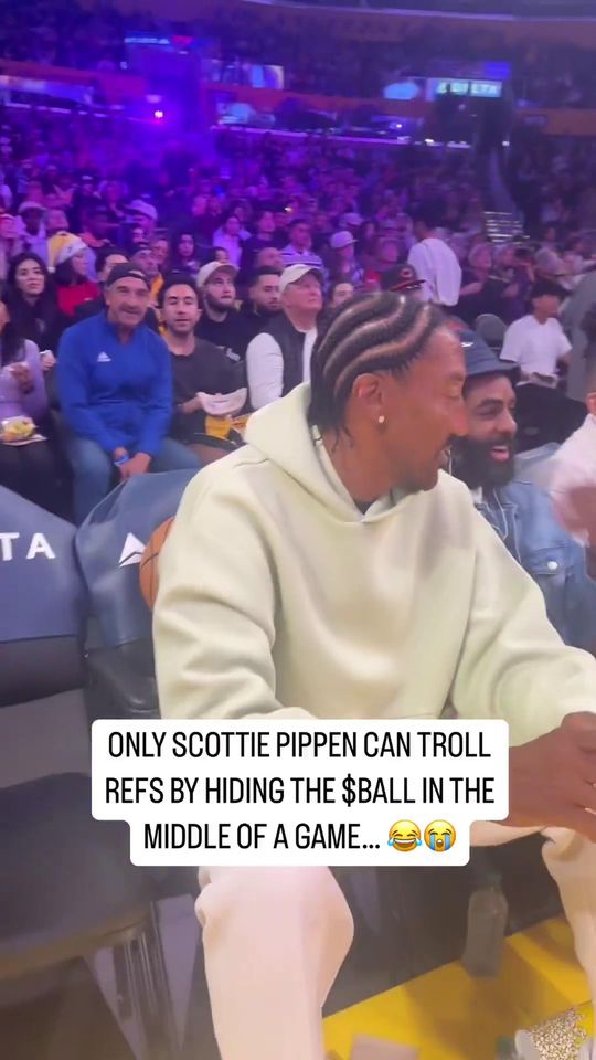 Scottie Pippen ainda faz magia na NBA... agora roubou a bola em jogo dos Lakers