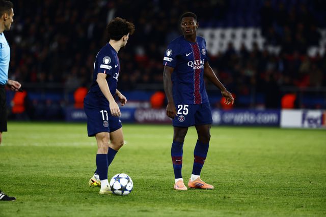 Nuno Mendes e Vitinha em destaque no PSG