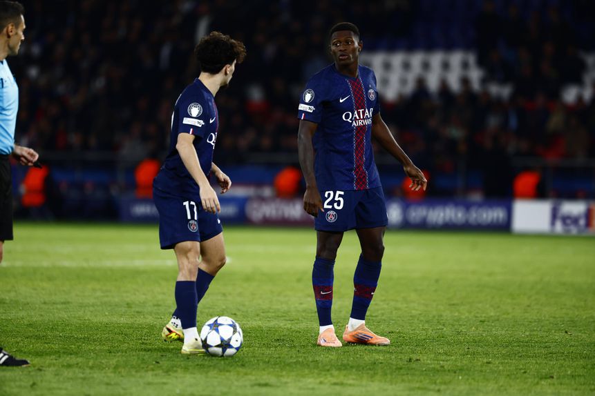 Nuno Mendes e Vitinha em destaque no PSG