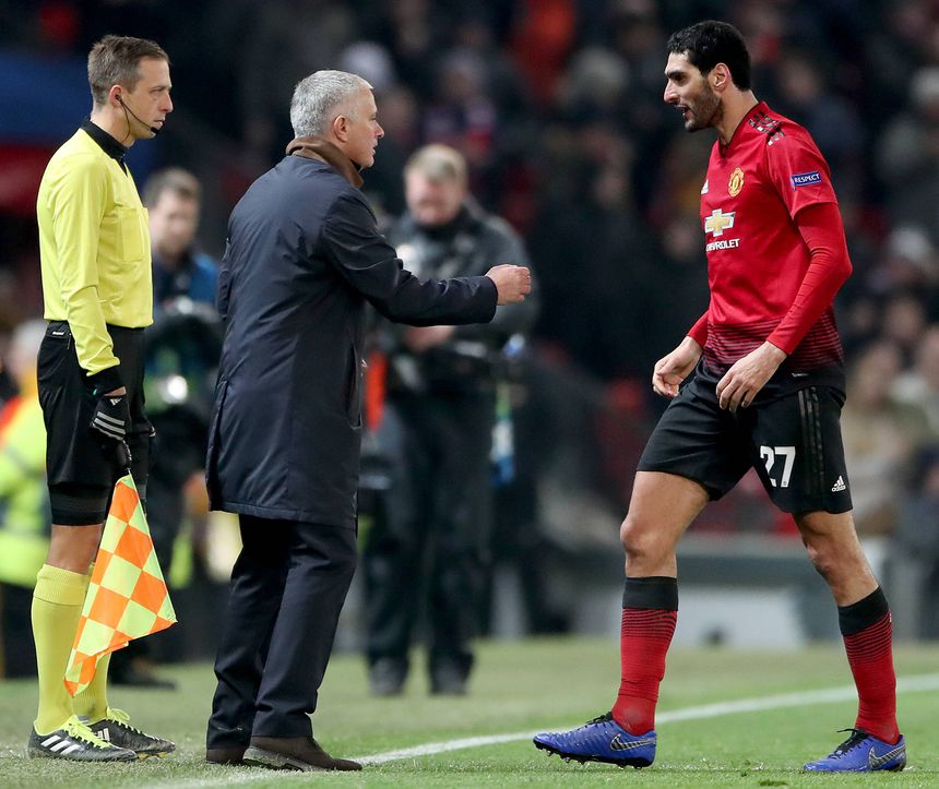 José Mourinho tinha uma grande relação com Marouane Fellaini no Manchester United