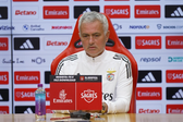José Mourinho, treinador do Benfica