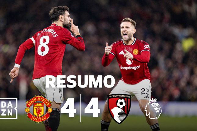 Manchester United empata jogo de loucos (resumo)