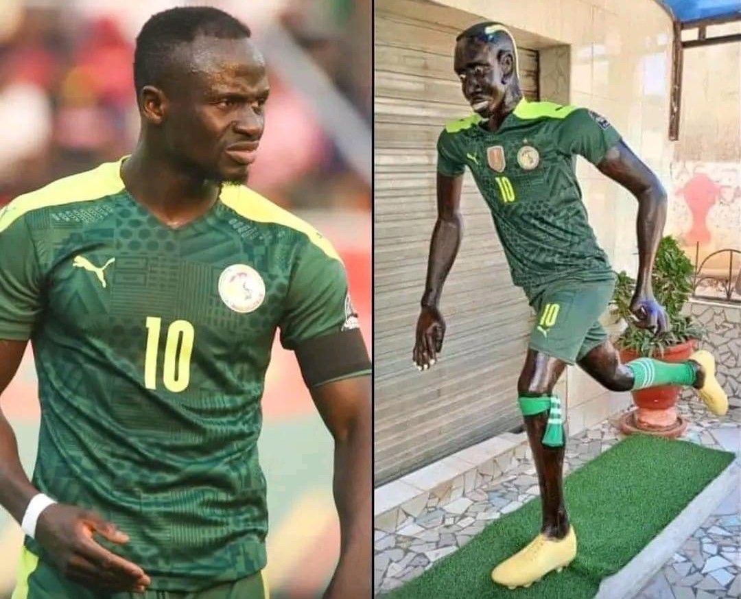 Sadio Mane também foi alvo de tributo no país natal, o Senegal