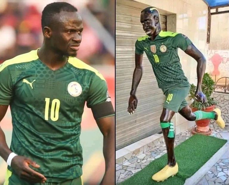 Sadio Mane também foi alvo de tributo no país natal, o Senegal