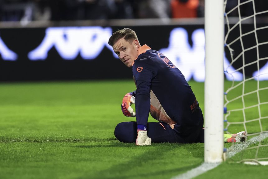 Marc Ter Stegen foi titular pelo Barcelona nos 16 avos da Taça do Rei de Espanha