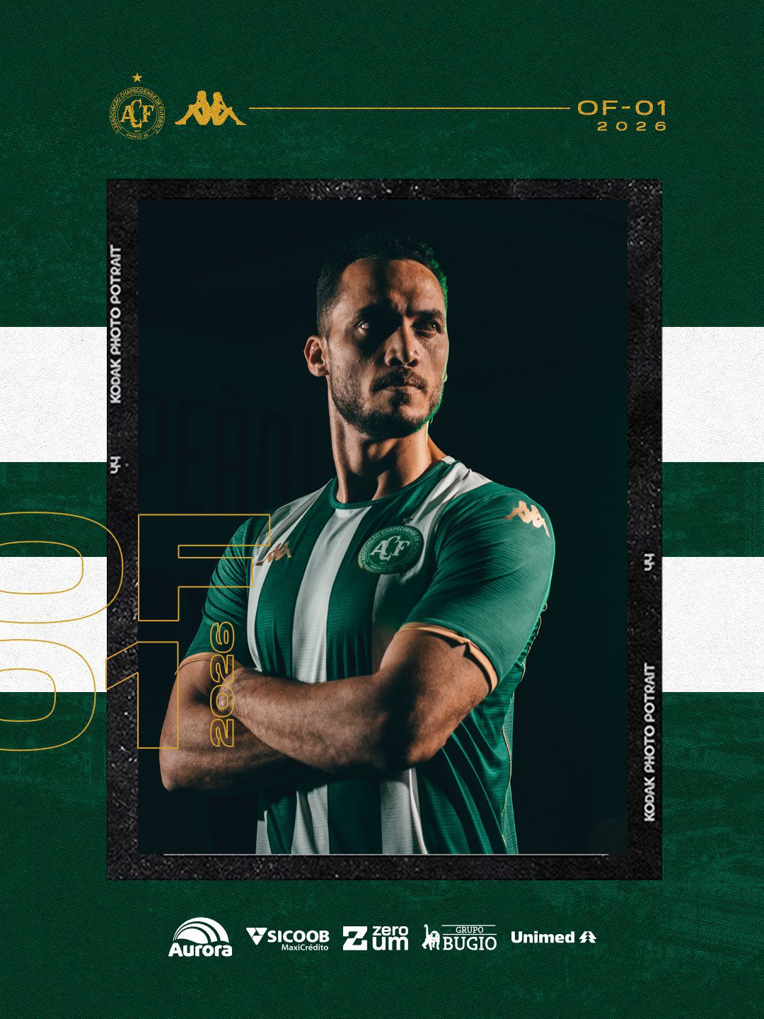 Camisola para 2026 foi revelada - Foto: Chapecoense