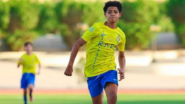 Cristianinho na equipa de sub-16 do Al Nassr