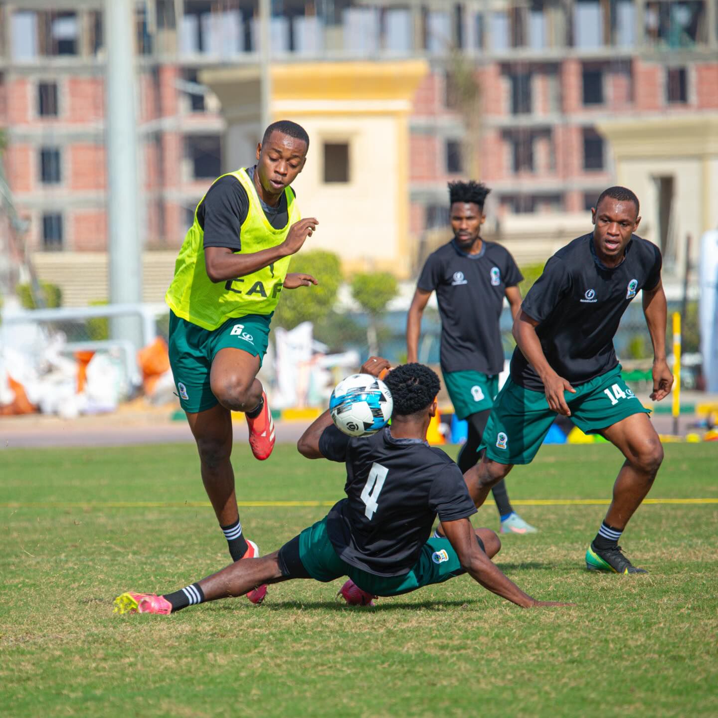 Tanzânia. 0,5% de hipóteses de vitória; 1,7% de chegar à final; 5,3% de chegar às meias-finais; 14,8% de chegar aos quartos de final. Foto Tanzania Football Federation