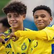 Cristianinho na equipa de sub-16 do Al Nassr