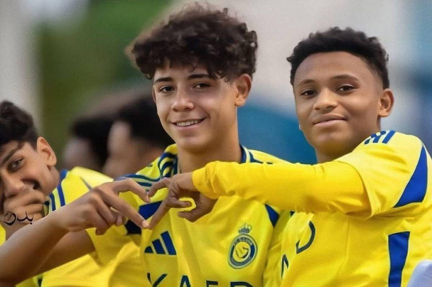 Cristianinho na equipa de sub-16 do Al Nassr
