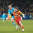 Oskar Pietuszewski em ação pelo Jagiellonia