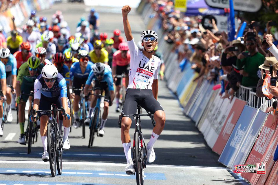 Del Toro 'indomável' vence 2.ª etapa e lidera Tour Down Under