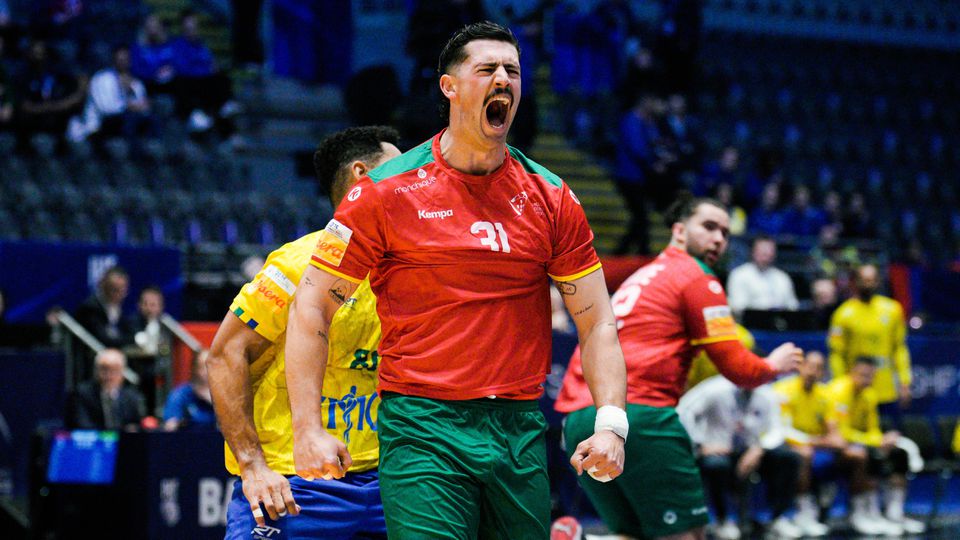 Salvador Salvador celebra golo de Portugal frente ao Brasil