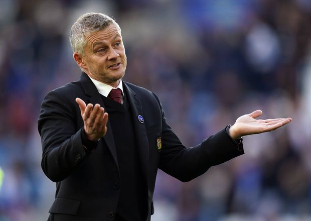 Ole Gunnar Solskjaer quando ainda era treinador do Manchester United