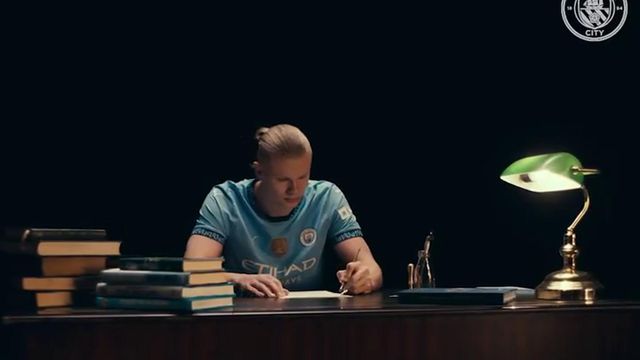 «Desculpem....»: Haaland renova e fala direto aos defesas adversários