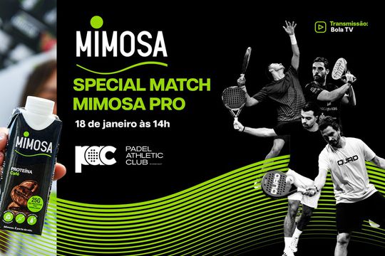 Mimosa Pro trará mais brilho à etapa no Porto da A Bola Padel Corporate League