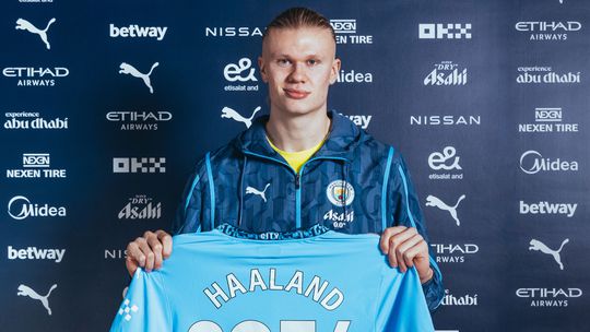 Oficial: Haaland compromete-se com o Manchester City até 2034