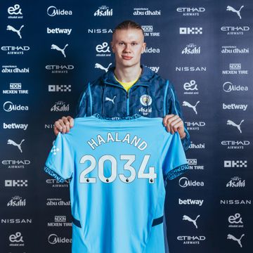 Oficial: Haaland compromete-se com o Manchester City até 2034