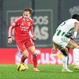 Schjelderup foi titular com o Rio Ave, em Vila do Conde — Foto: Rogério Ferreira/Kapta +