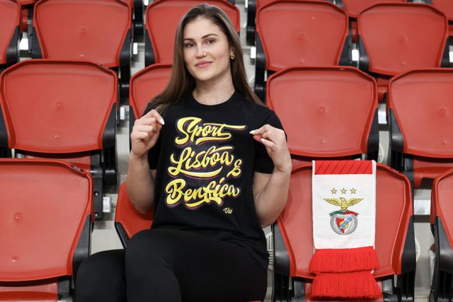 Fran Richter, 28 anos, vai usar a camisola n.º 2 das campeãs nacionais. Foto Benfica