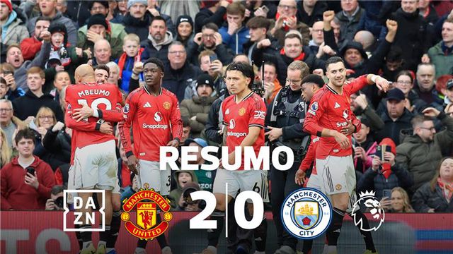 Estreia de sonho para o sucessor de Amorim no dérbi de Manchester (resumo)