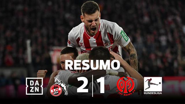 Reviravolta dramática dá vitória ao Colónia frente ao Mainz (resumo)