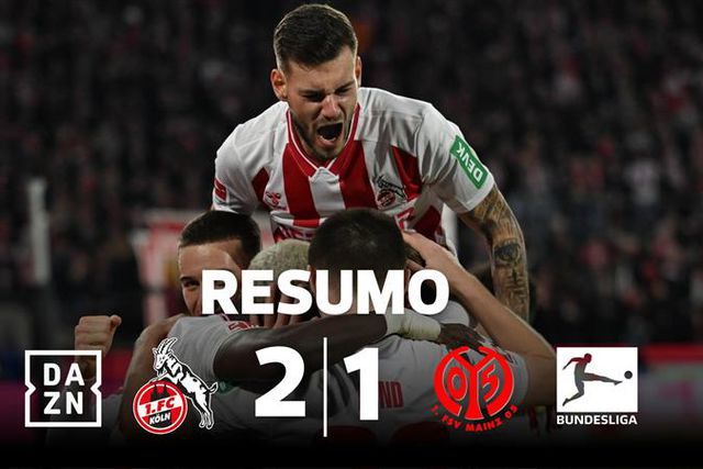 Reviravolta dramática dá vitória ao Colónia frente ao Mainz (resumo)