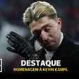 Kevin Kampl em lágrimas na despedida do Leipzig, oito anos e meio depois