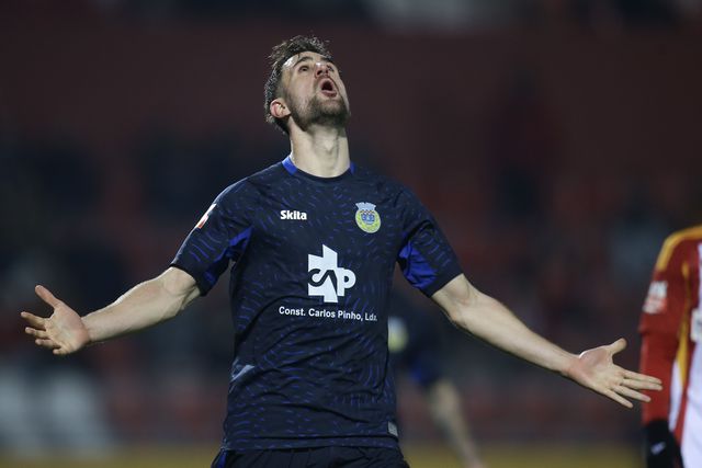 Barbero assinou o golo do empate na receção ao Sporting - Foto: MANUEL FERNANDO ARAÚJO/LUSA