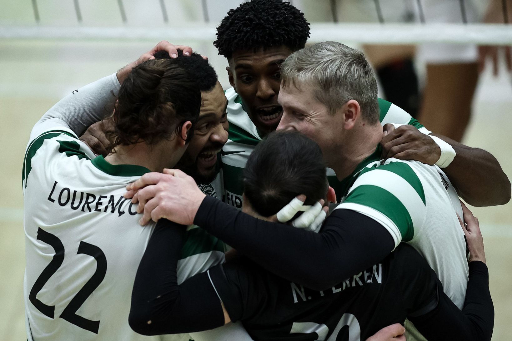 Leões festejam mais um triunfo - Foto: Sporting