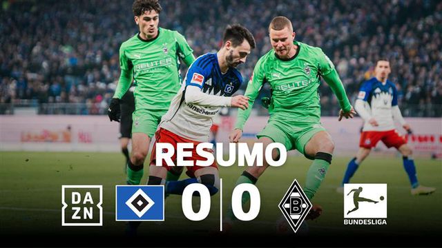 Fábio Vieira titular pelo Hamburgo no nulo com o Borussia M'gladbach (resumo)