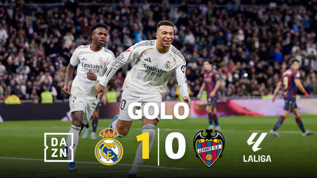 Mbappé chega aos 19 golos em 20 jornadas