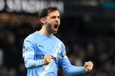 Bernardo Silva tem um golo e três assistências em 29 jogos pelo Man. City esta época