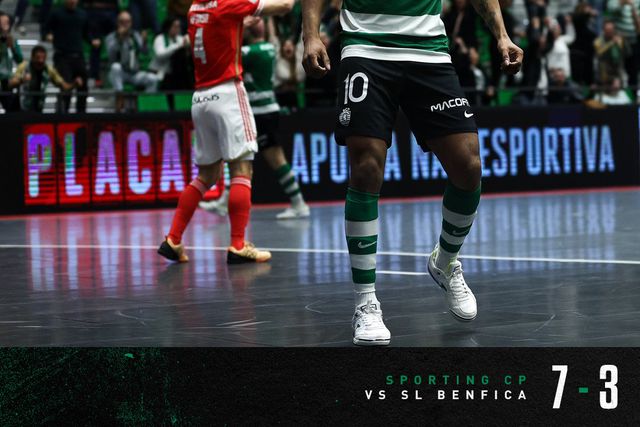 Futsal: Sporting goleia Benfica num dérbi cheio de emoção e golos