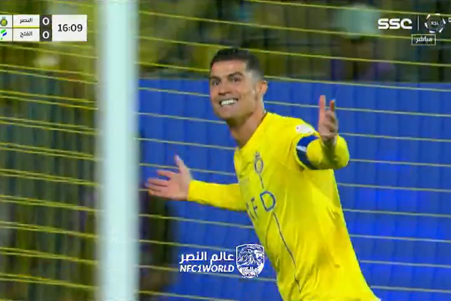Vídeo: Cristiano Ronaldo coloca o Al Nassr a vencer
