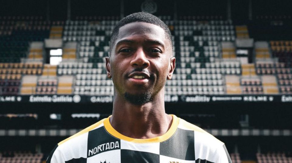 Abdoulay Diaby foi um dos reforços contratados pelo Boavista em Fevereiro (Foto: Boavista FC)